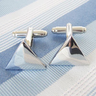 3D Triangle Cufflinks - AJ