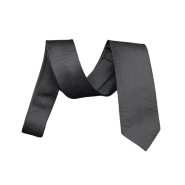 Black Subtle Strokes Skinny Tie