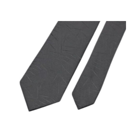 Black Subtle Strokes Skinny Tie