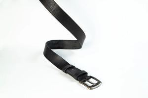 Mercer Leather Casual Belt in Black [LC]