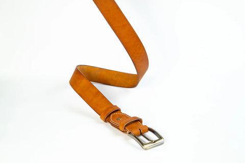 Mercer Leather Casual Belt in Brown [LC]