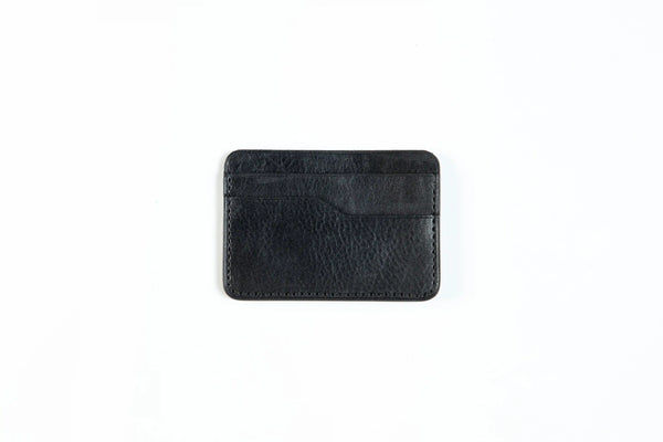 Everett Leather cardholder in Black [LC]