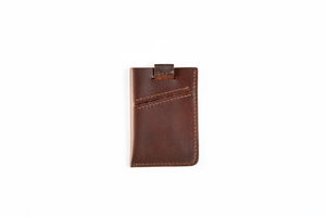 Marcello Leather cardholder in Brown [LC]