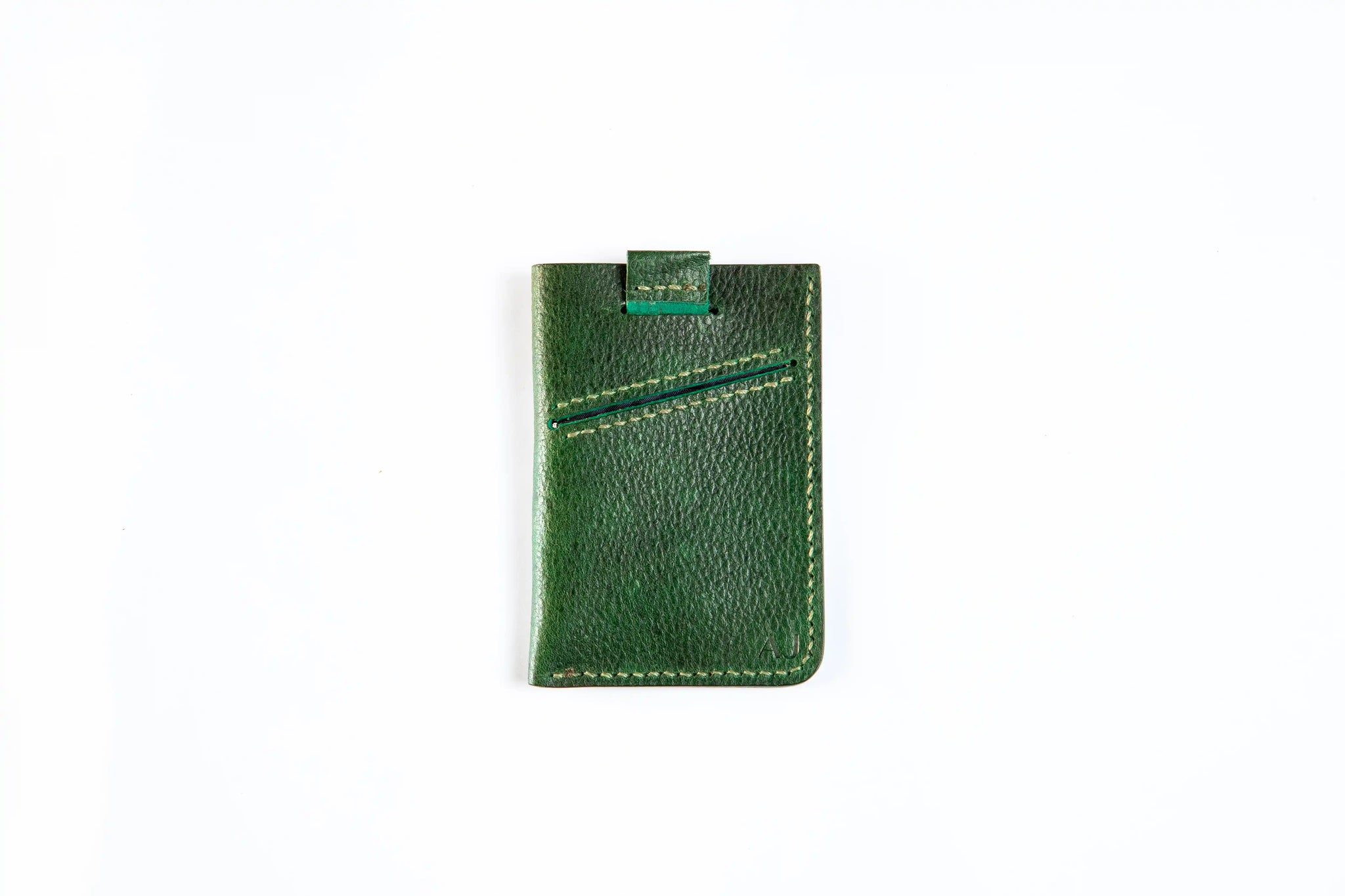 Marcello Leather cardholder in Green [LC]