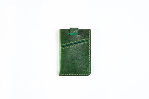 Marcello Leather cardholder in Green [LC]