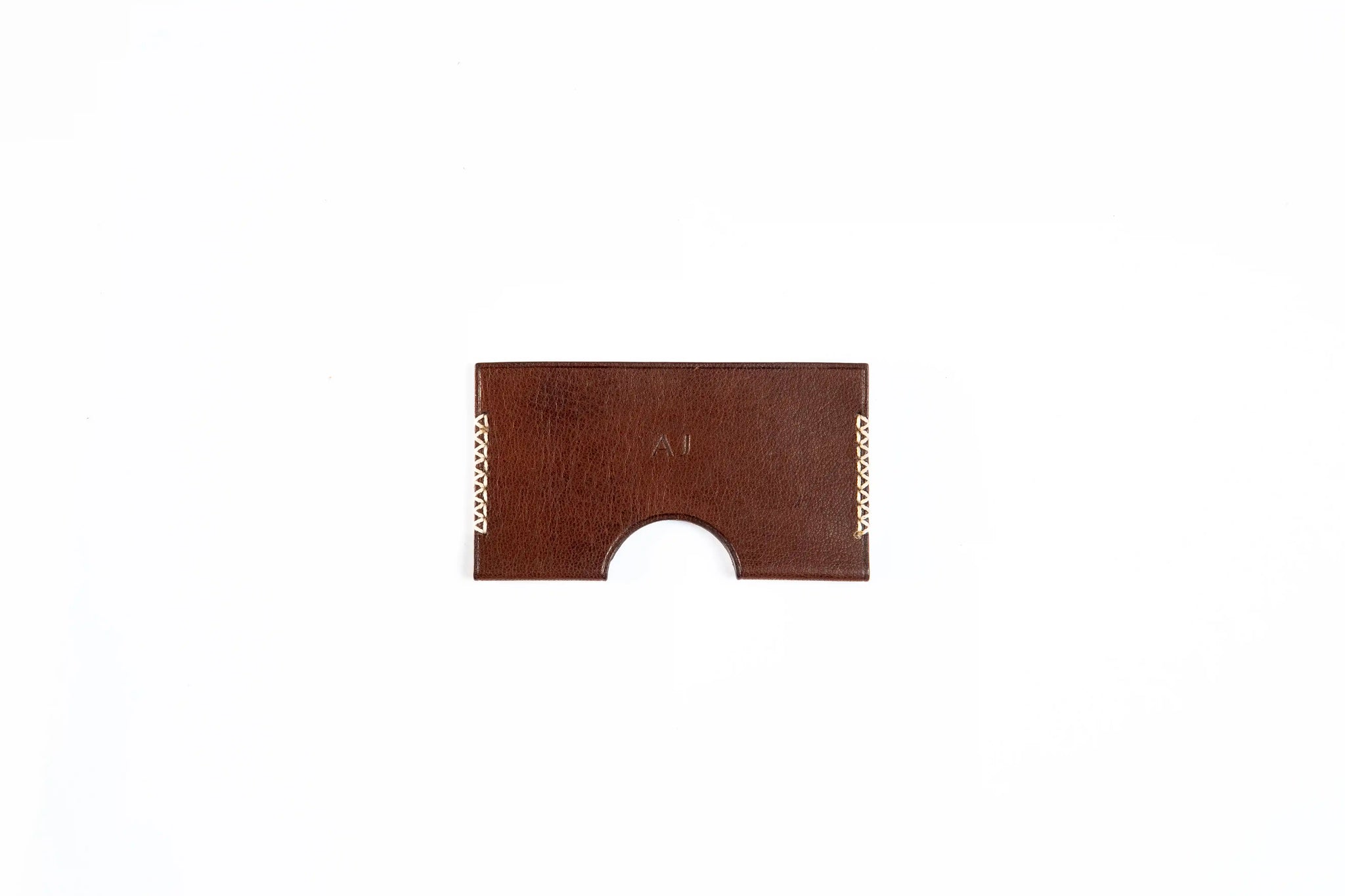 Vincent Pelle Leather card holder in Brown [LC]