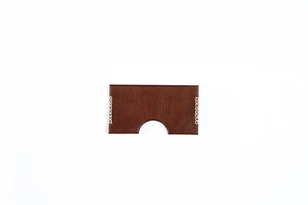 Vincent Pelle Leather card holder in Brown [LC]