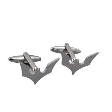 Silver Batman Tribute Cufflinks