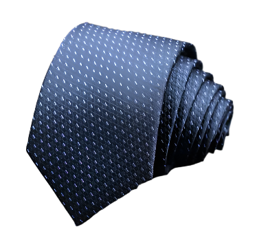 Blue Accents Grid Skinny Tie