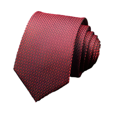 Red Mini Star Skinny Tie