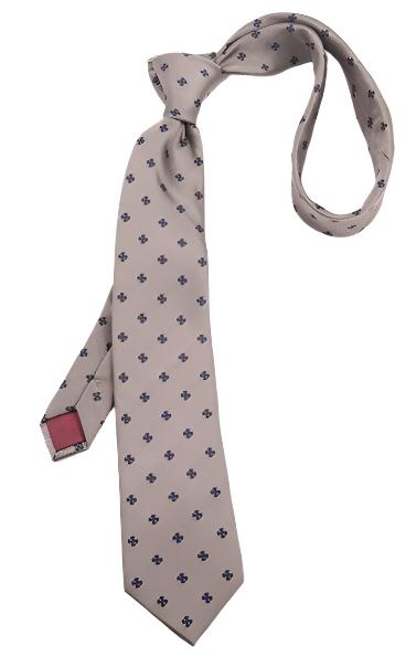 Abstract Cross Flower Skinny Tie - AJ