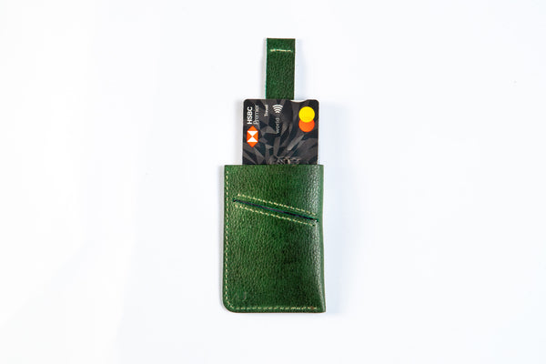 Marcello Leather cardholder in Green [LC]