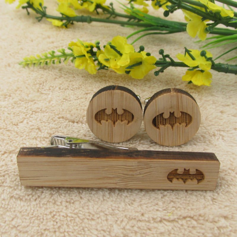 Batman Wooden Tie Clip - AJ