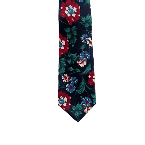 "The garden" Floral Silk Slim Tie - AJ