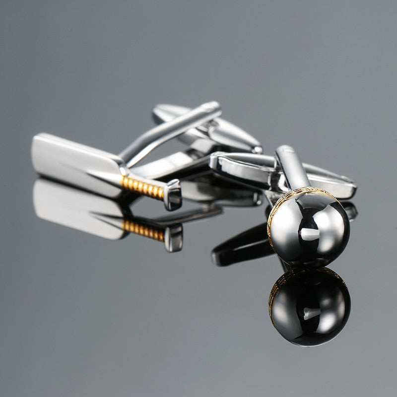 Cricket Bat & Ball Cufflinks